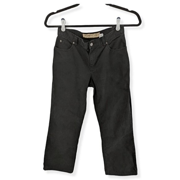 Eddie Bauer Bootcut Jeans Women's Sz 10 (MEAS 31 X 27) Black 100% Cotton - Picture 1 of 10